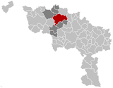 Ath Hainaut Belgium Map.png