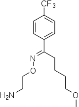 Structure de la fluvoxamine