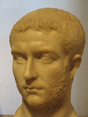 Buste en marbre de l'empereur Gallien
