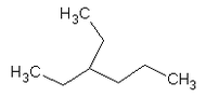 Représentations du 3-éthylhexane
