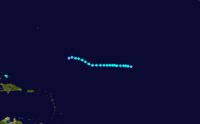1954 Atlantic tropical storm 10 track.png
