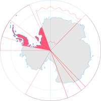 Carte du Territoire britannique antarctique
