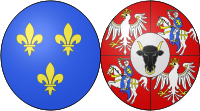 COA french queen Marie Leszczynska.svg