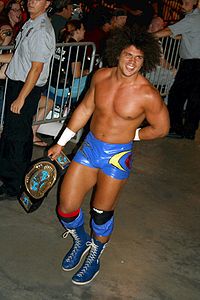 Carlito en tant que Champion Intercontinental.