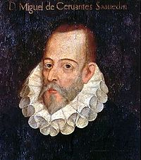 Portrait imaginaire de Cervantes(il n'existe aucun portait authentifié)