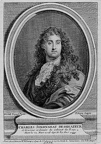 Portrait de Charles Simonneau par Hyacinthe Rigaud - Gravé par Pierre Dupin en 1741