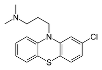 structure de la chlorpromazine