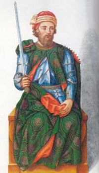 Henri II de CastilleGravure datée de 1594Libro de retratos de los Reyes