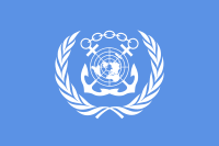Flag of the International Maritime Organization.svg