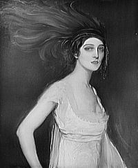 Portrait d'Ida Rubinstein peint par Antonio de La Gandara.