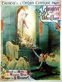 Affiche de l'opéra de Jules Massenet