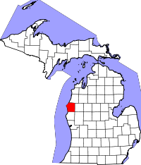 Map of Michigan highlighting Mason County.svg