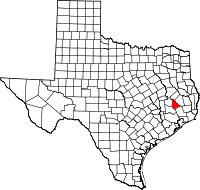 Comté de San Jacinto dans l'État du Texas