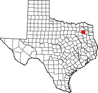 Map of Texas highlighting Wood County.svg