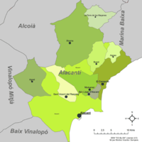 Communes de l'Alacantí