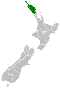 Localisation de la région sur une carte du pays