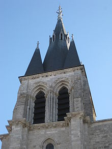 Église Saint-Nicolas-Saint-Lomer de Blois - Détails Clocher ouest.jpg