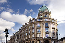 La façade du Carlton à Lille