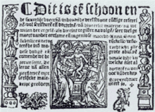 Page de titre de l'édition de 1528 des Refereinen d’Anna Bijns
