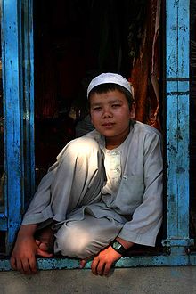 Garçon hazara à Mazar-e Charif