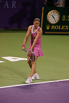 Dinara Safina at the 2008 WTA Tour Championships4.jpg