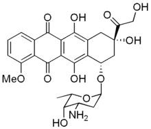 structure chimique de la doxorubicine