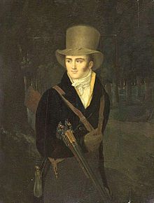 Portrait du prince Boris Galitzine à la chasse
