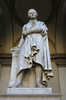 Statue de Pietro Verri au Palazzo di Brera, Milan 