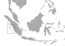 4 iles à l'ouest de Sumatra en Indonésie