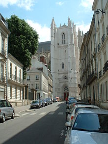 Photo de la rue du roi Albert, à Nantes, où ont lieu les affrontements entre manifestants et grévistes, et où habite Margot Langlois
