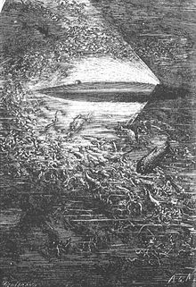 Une illustration de Vingt mille lieues sous les mers par Alphonse de Neuville