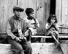 Enfants nootkas, années 1930