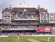 Photographie représentant The Oval, un stade de cricket situé à Londres