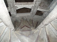 Escaliers à vis liées menant à l'oratoire royal