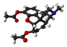 Molécule de diacétylmorphine