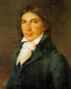 Portrait de Camille Desmoulins par Jean-Sébastien Rouillard