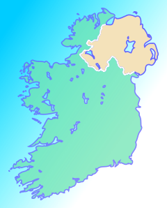 Localisation de Bandon en Irlande