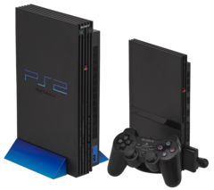 Deux modèles de PlayStation 2