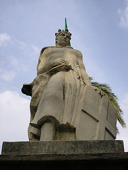 Statue du roi Alphonse XI à Algesiras