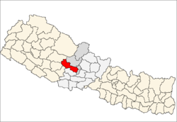 Localisation du district de Baglung