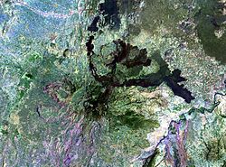 Image satellite du Boset-Bericha.