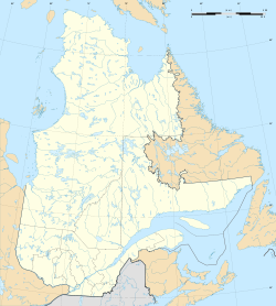 Géolocalisation sur la carte : Québec (conique)