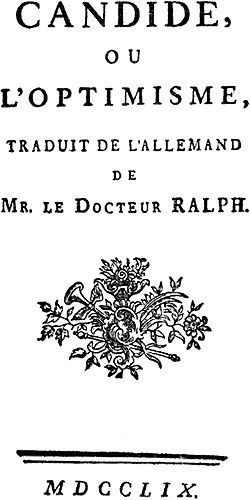 Édition princeps − « M. le Docteur Ralph » est un des nombreux pseudonymes de Voltaire