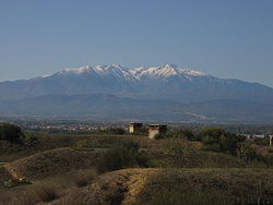 Pic du Canigou depuis le Serrat d'en Vaquer