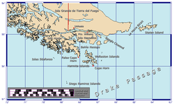 Les îles de la Terre de Feu, dont les îles Hermite.