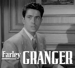 Farley Granger in Strangers on a Train trailer.jpg