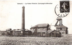 La fosse Fénelon vers 1900.
