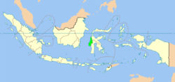 Carte de localisation de la province.
