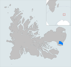 Localisation de la Baie Norvégienne