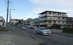 Vue du centre-ville de Koror.